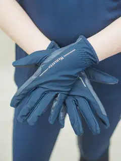 Wahlsten hailey mesh ratsastuskäsineet - SININEN - 2