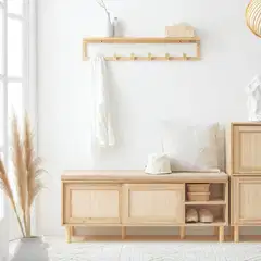 SoBuy kenkäkaappi luonnonväri FSR163-N - 2