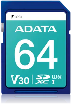 ADATA Premier Pro SDXC -muistikortti, 64 GB - 1