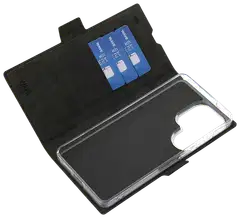 Wave Book Case, Samsung Galaxy S26 Ultra 5G, Musta - 4