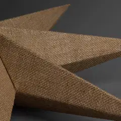 Konstsmide Paperitähti 5940-600, Juuttikangas, 7 sakaraa 60cm, E14  230V - 3