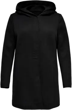 ONLY CARMAKOMA naisten hupullinen takki Carsedona - BLACK - 1