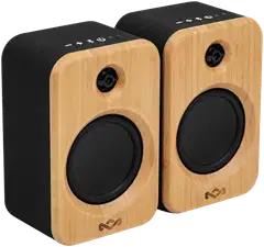 House of Marley Bluetooth hyllykaiuttimet Get Together Duo, musta/puu - 2