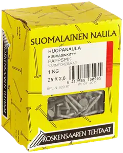 Huopanaula.kuumas. 25x2,8 1 kg - 1