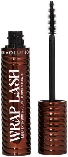 Makeup Revolution wrap lash ripsiväri  8,5ml mega extension & volume tubing musta - Ruskea - 2