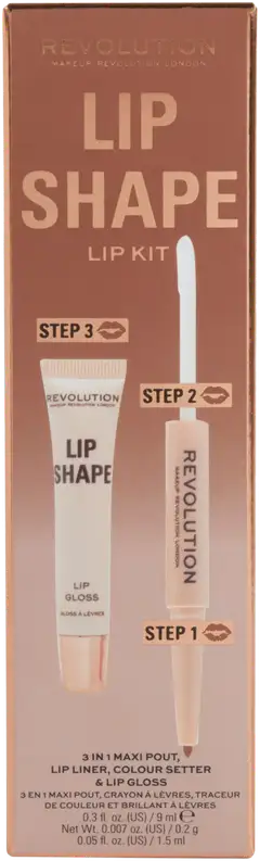 Revolution huultenmuotoilusetti Lip Lift Kit Chauffeur Nude - 3