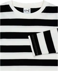 Ciraf lasten trikoopusero athletic 25PC252831 - Black & White - 3