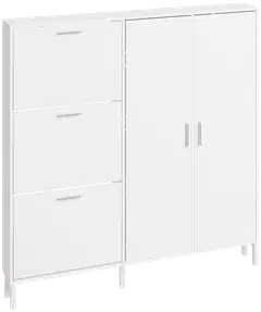 SoBuy kenkäkaappi valkoinen FSR231-W - 1