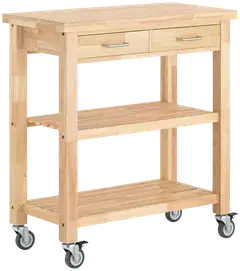 SoBuy keittiösaareke luonnollinen FKW24-II-N - 6