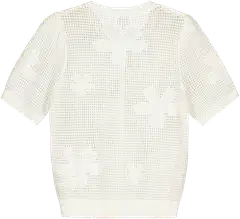 WKLY. naisten lyhythihainen neuletakki 213W090308 - Off white - 2