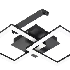 EGLO Kattovalaisin connect.z Paranday-z led 21,5W 52,5x31cm musta/valkoinen - 2