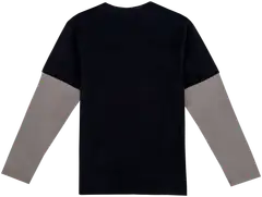 House nuorten trikoopaita tuplahiha 23PH292503 - BLACK - 2