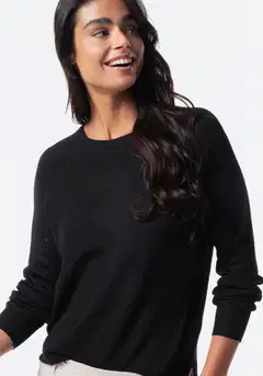 TEX naisten kimalleneule I286115 - BLACK 1 - 1