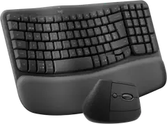 Logitech Wave Keys & Lift Combo langaton näppäimistö ja hiiri - 2