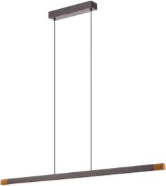 EGLO Riippuvalaisin Lisciana led 18W 87,5x3,5cm puu/harmaa/valkoinen - 1