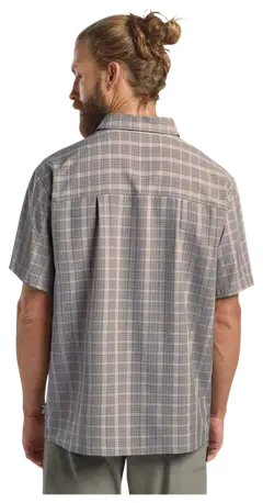 Jack Wolfskin miesten lyhythihainen kauluspaita Meseta - phantom checks - 4