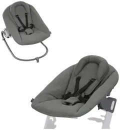 Hauck sitteri Alpha Bouncer Premium tummanharmaa - 1