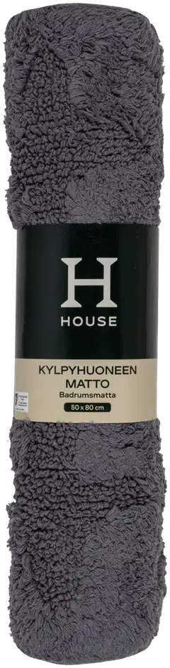 House kylpyhuoneenmatto Adama 50x80 cm harmaa - 3
