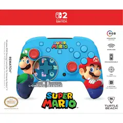 Turtle Beach Switch 2 langaton peliohjain RGB Mario & Luigi - 4