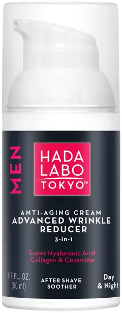 HADA LABO TOKYO MEN Anti-Aging Cream Advanced Wrinkle Reducer -kasvovoide 50ml - 1