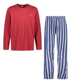 Black Horse miesten pyjama N051 - Blue stripe - 1