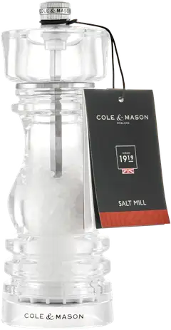 Cole & Mason suolamylly London akryyli 18 cm - 6