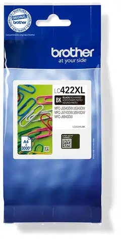 Brother mustepatruuna LC422XLBK XL musta - 1