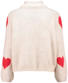 Hailys naisten neule Ve44da UNF-5047 - beige/red heart - 3