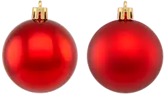 Joulupallo 5 cm 12 kpl punainen - 3
