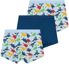House lasten bokserit Dino 231H260811 3-pack - LIGHT BLUE AOP - 1