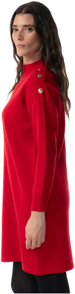 TEX naisten neule I291477 - RED - 4