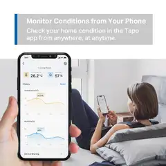 TP-Link Tapo T315 lämpötila- ja kosteussensori - 5