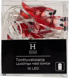 House sisävalosarja tonttu 10 lediä - 3