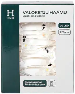 House halloween-valoketju Haamu 20 LED - 1