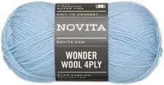 Novita lanka Wonder Wool 4PLY 50 g vaalea lemmikki 1001 - 1
