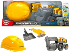 Dickie Toys Volvo Tough Kaivuri -leikkisetti - 1