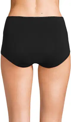 Actuelle naisten alushousut Maxi Basic 2-pack - MUSTA - 3