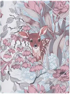 Vallilakulmalukkokansio A4 FSC Bambi - 1