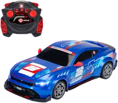 Dickie Toys - RC Ford Mustang Customized 1:24, 29 cm, Try Me, RTR, radio-ohjattava, 4 kanavainen ohjain, taajuus 2,4 GHz, USB lataus, valotoiminto - 2