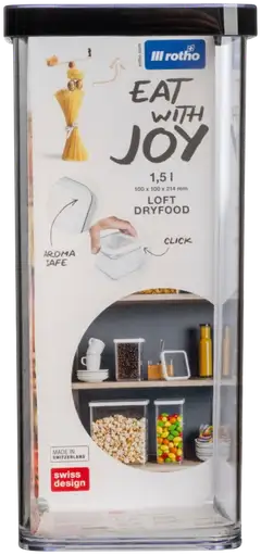 Rotho ruoansäilytyspurkki Loft 1,5 l - 4