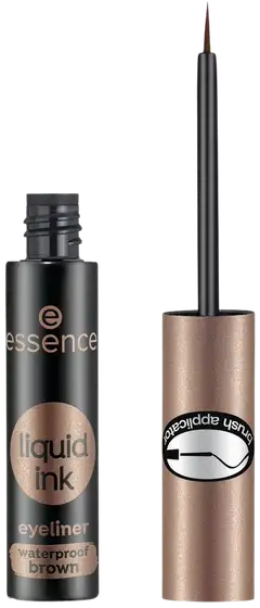 essence liquid ink eyeliner waterproof brown 02 Ash brown 3 ml - 1