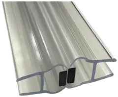 Indoor magneettitiivistepari kaareville suihkuseinille. - 2