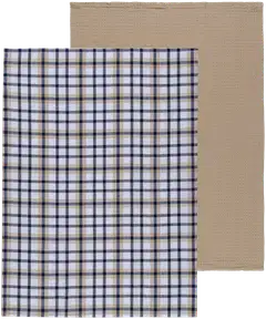 House keittiöpyyhe Marine check 50 x 70 cm 2 kpl - 1