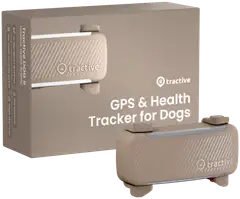 Tractive DOG 6 GPS-paikannin koiralle Ruskea - 1