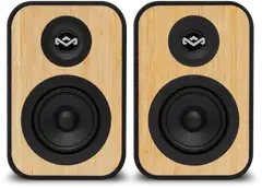 House of Marley Bluetooth hyllykaiuttimet (2kpl) Uplift, musta/puu - 2