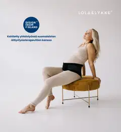 Lola&Lykke core relief raskausajan tukivyö - MUSTA - 4