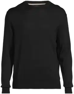 London Fog miesten merinoneulepaita 194L292612 - Jet Black - 2