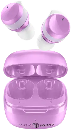 MusicSound Bluetooth nappikuulokkeet Flow violetti - 1
