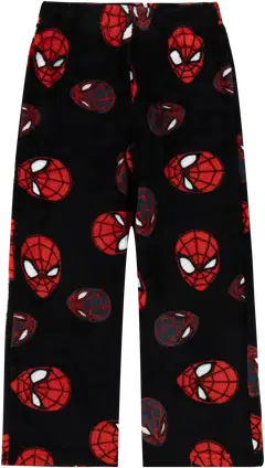 Spiderman lasten fleecehousut SP300099 - MUSTA - 1