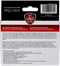SafeMate häkävaroitin digitaalisella näytöllä - 2